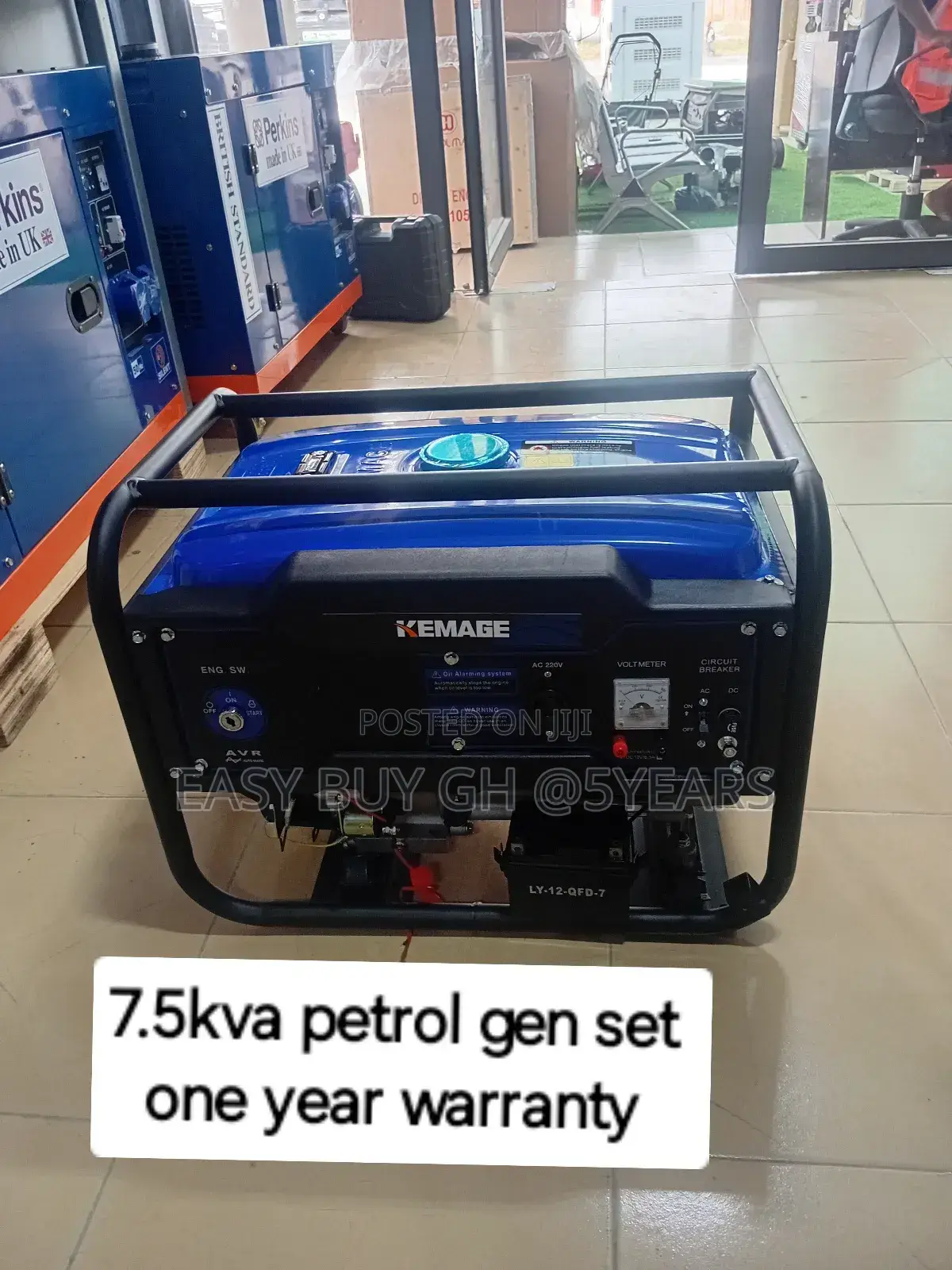 Cool Priced Kemage Petrol Generator 7.5kva 8500watts