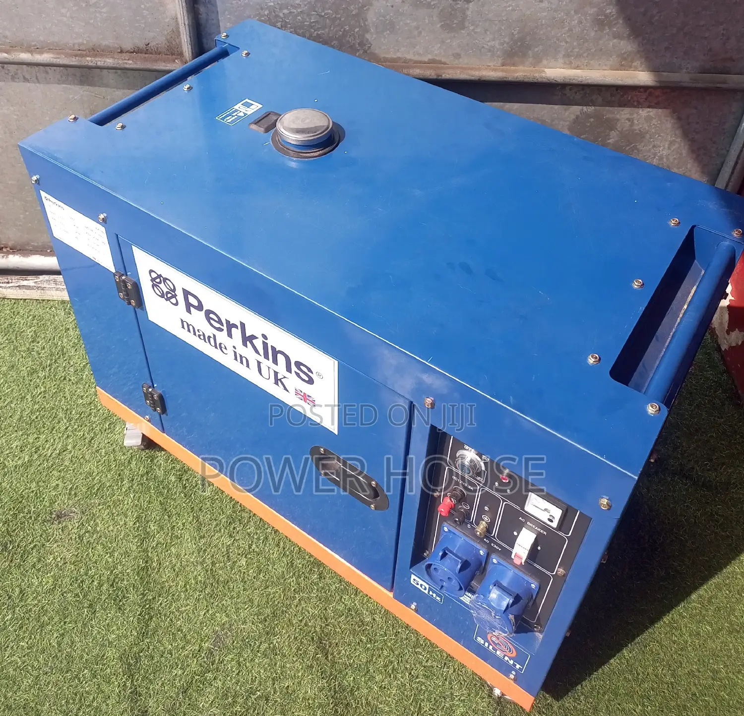 Uncut Blue 15kva Generator 16500w 230v Perkins Generator