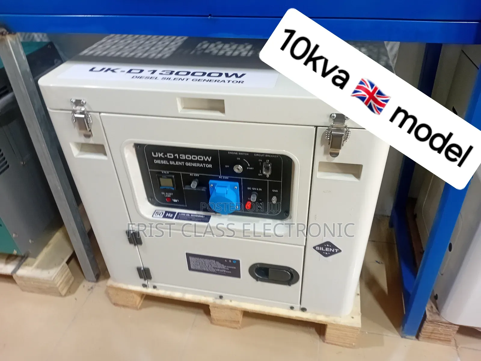 Made in UK  Generator 10kva 13000w Diesel Engine Silent
