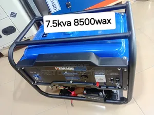 Potable Petrol Generator 7.5kva 8500wax Silent