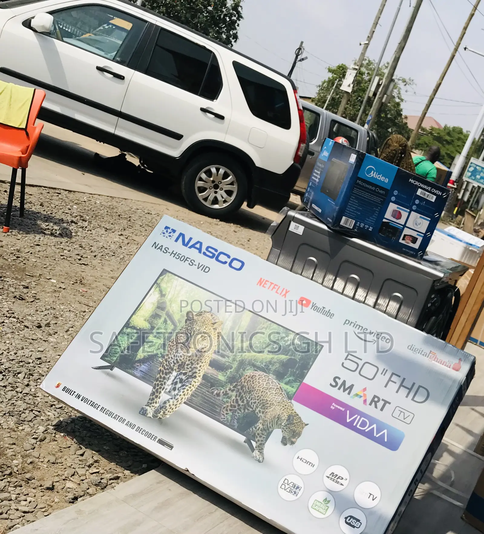 Nasco Clear 50 Inch Smart UHD Led Android Tv