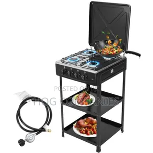 Stove 4 Burner Propane Burner With Support Leg Stand