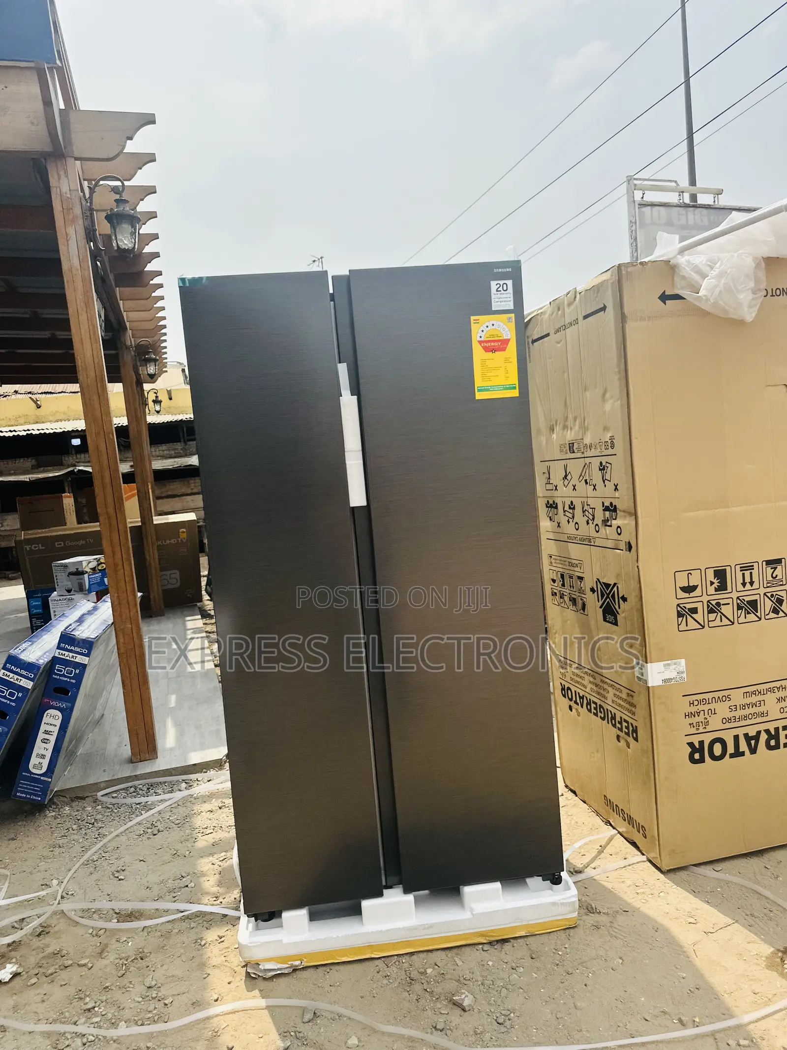 Freestanding Samsung Rs57dg4000b4 Side by Side Fridge.