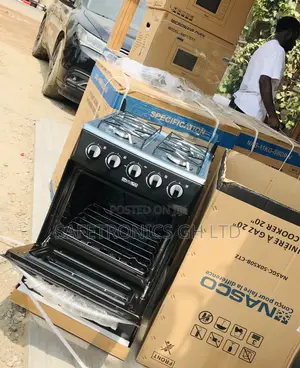 Nasco Easy Cook 4 Gas Burner 50/50 Oven