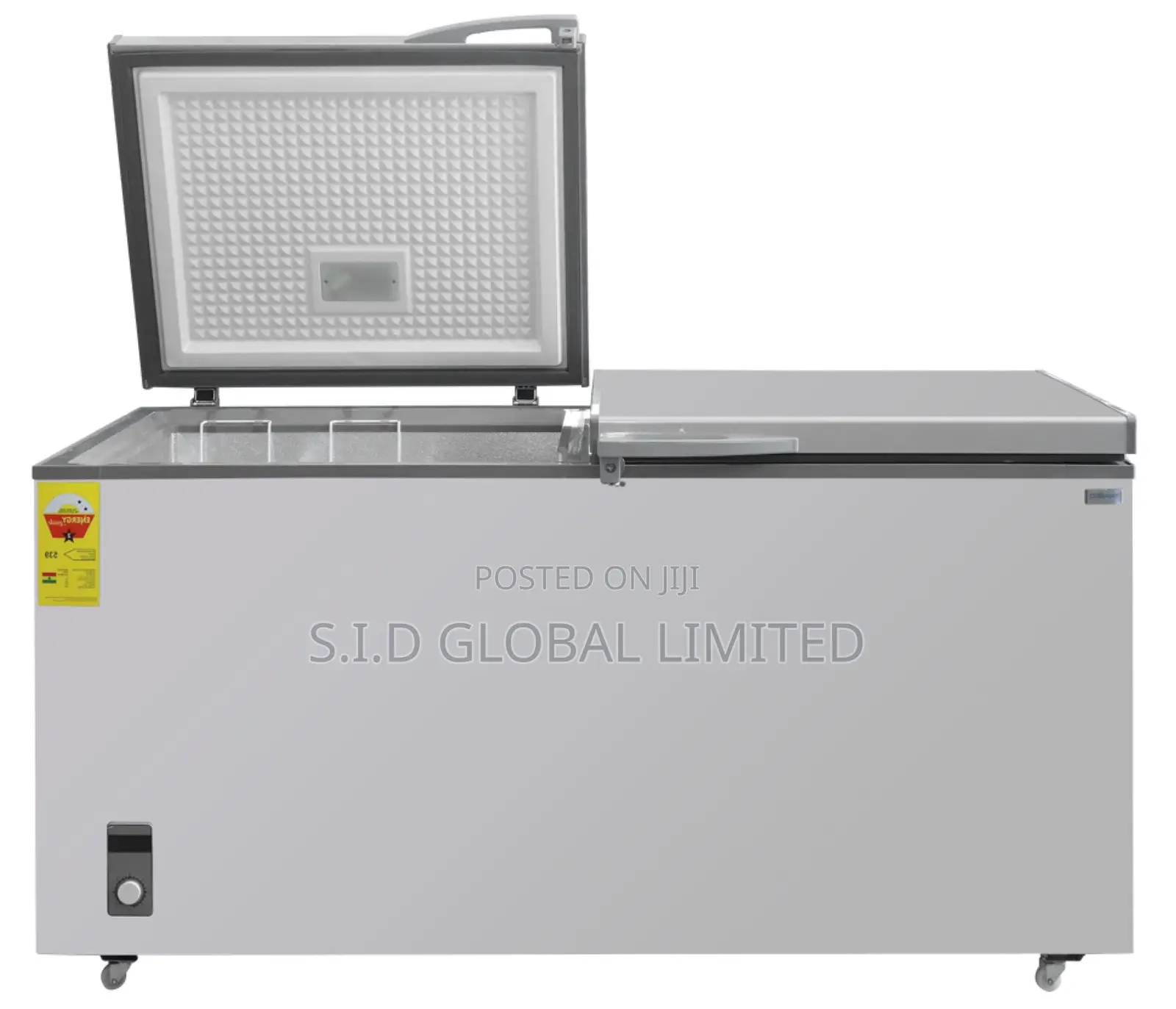 Sleek Smart NASCO-510-LTRS-DOUBLE-DOOR-CHEST-FREEZER