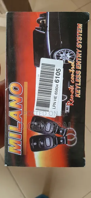 Milano Remote Control Keyless Entry System