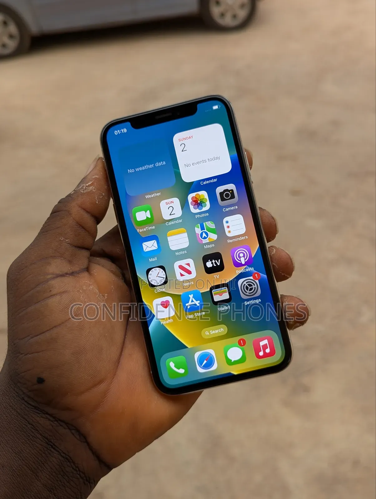Apple iPhone X 64 GB Silver