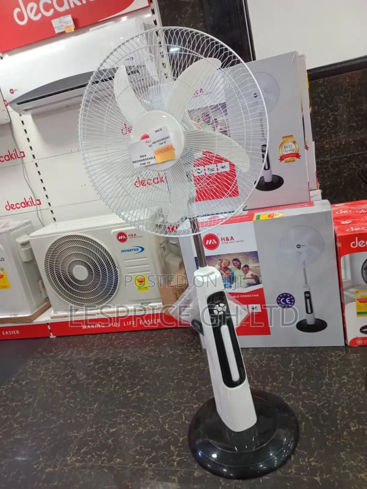 The Newest H a 18" Stand Fan Awaits You!