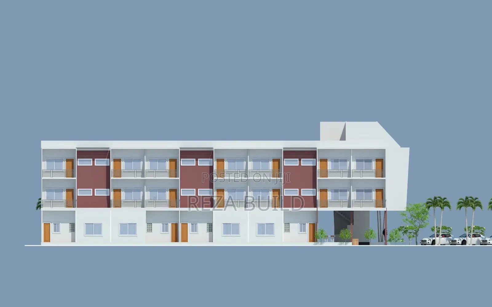 Modern Office or Apartment Building