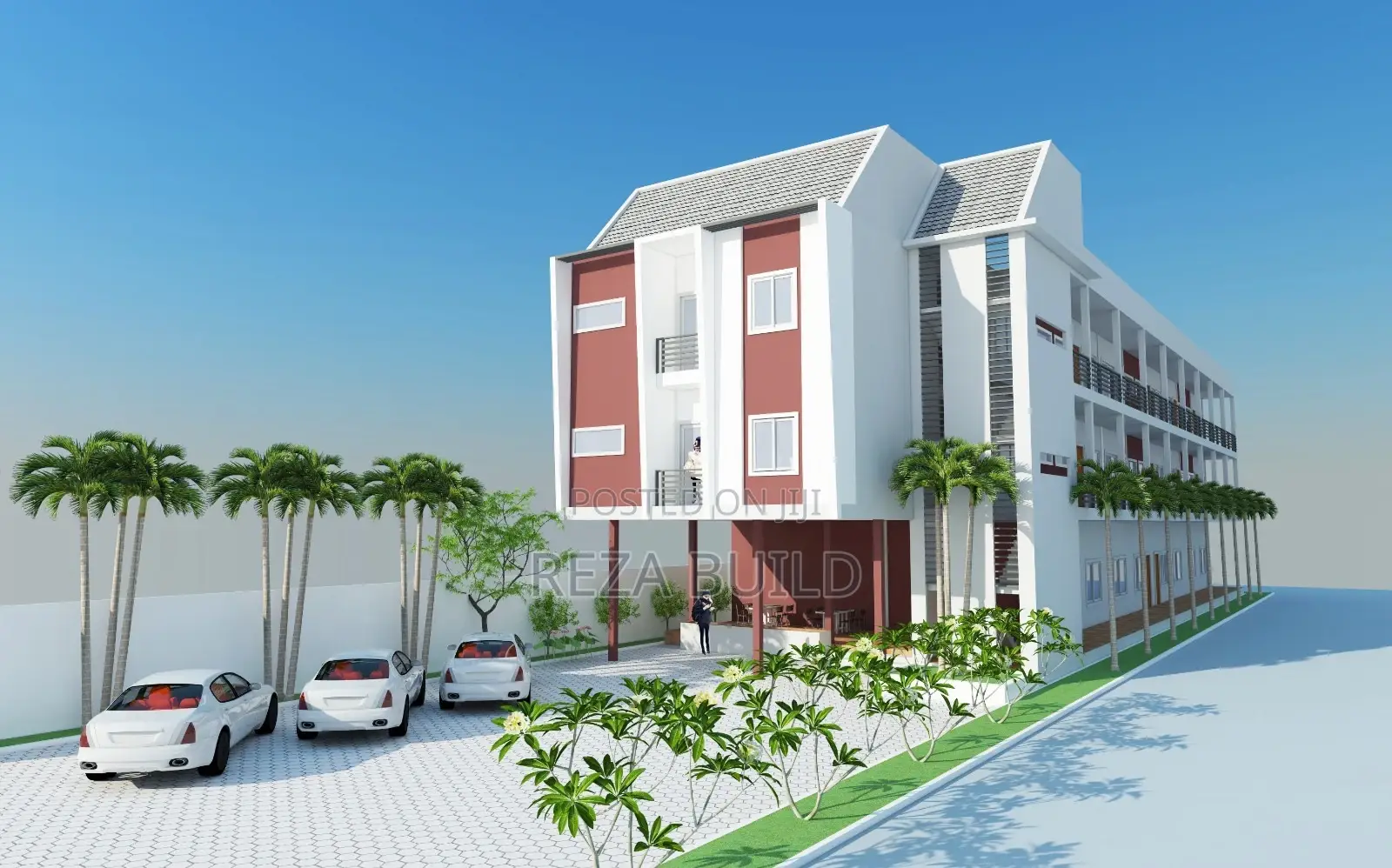 Modern Office or Apartment Building