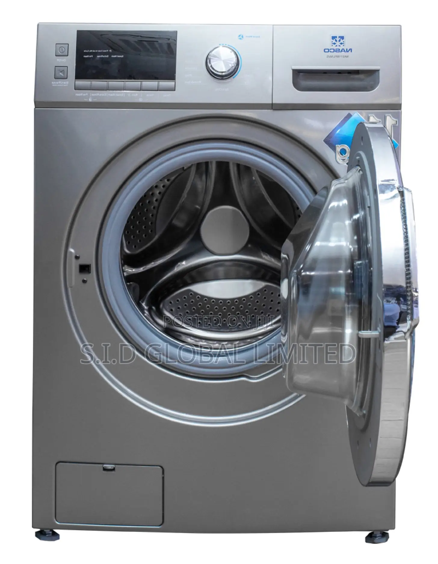 Easy Washing With NASCO-11KG-FRONT-LOAD-WASHING-MACHINE