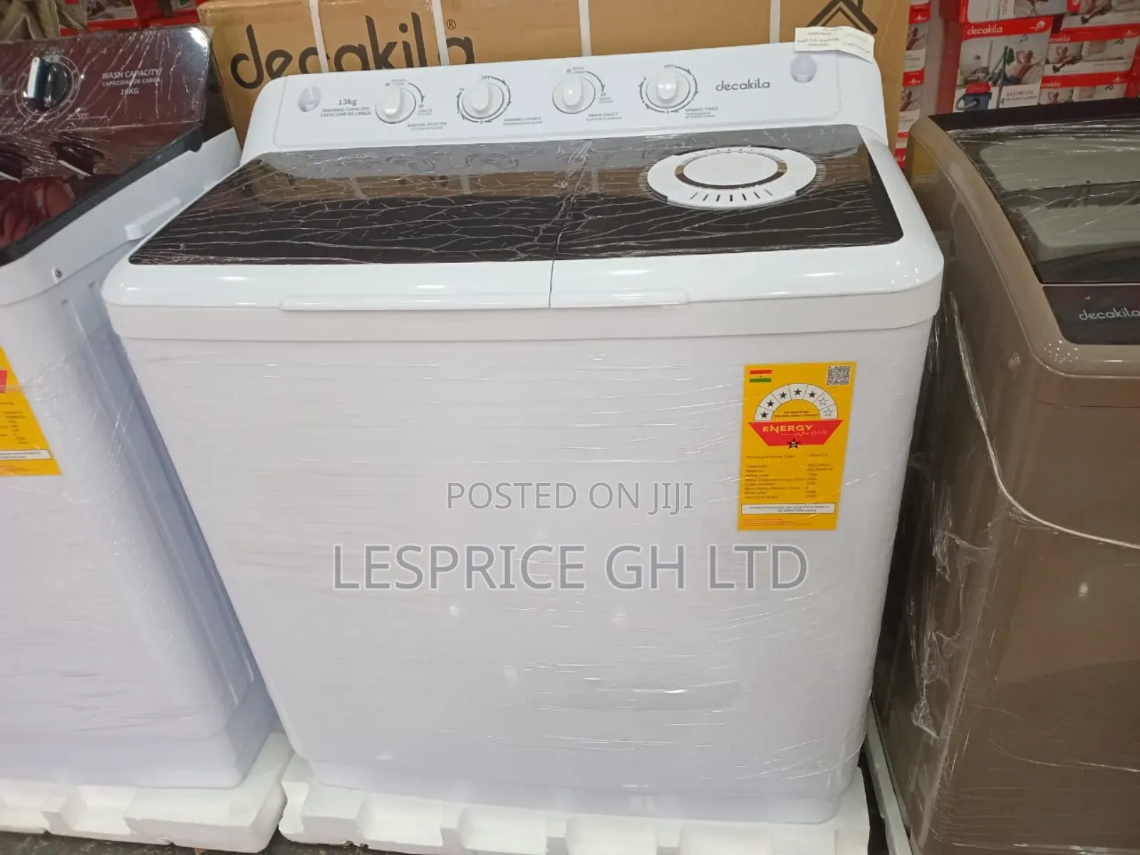 Ease Effort With Decakila 13kg Twin Tub Washer