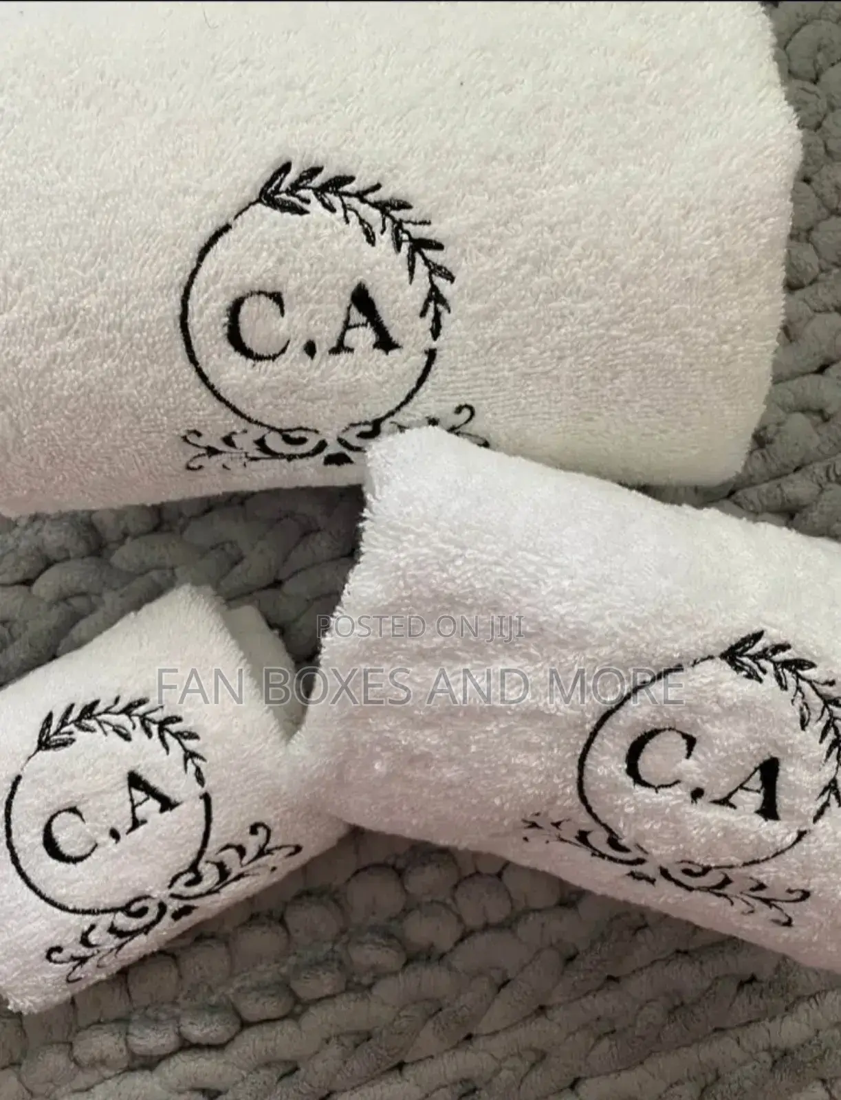 Face Towel Embroidery