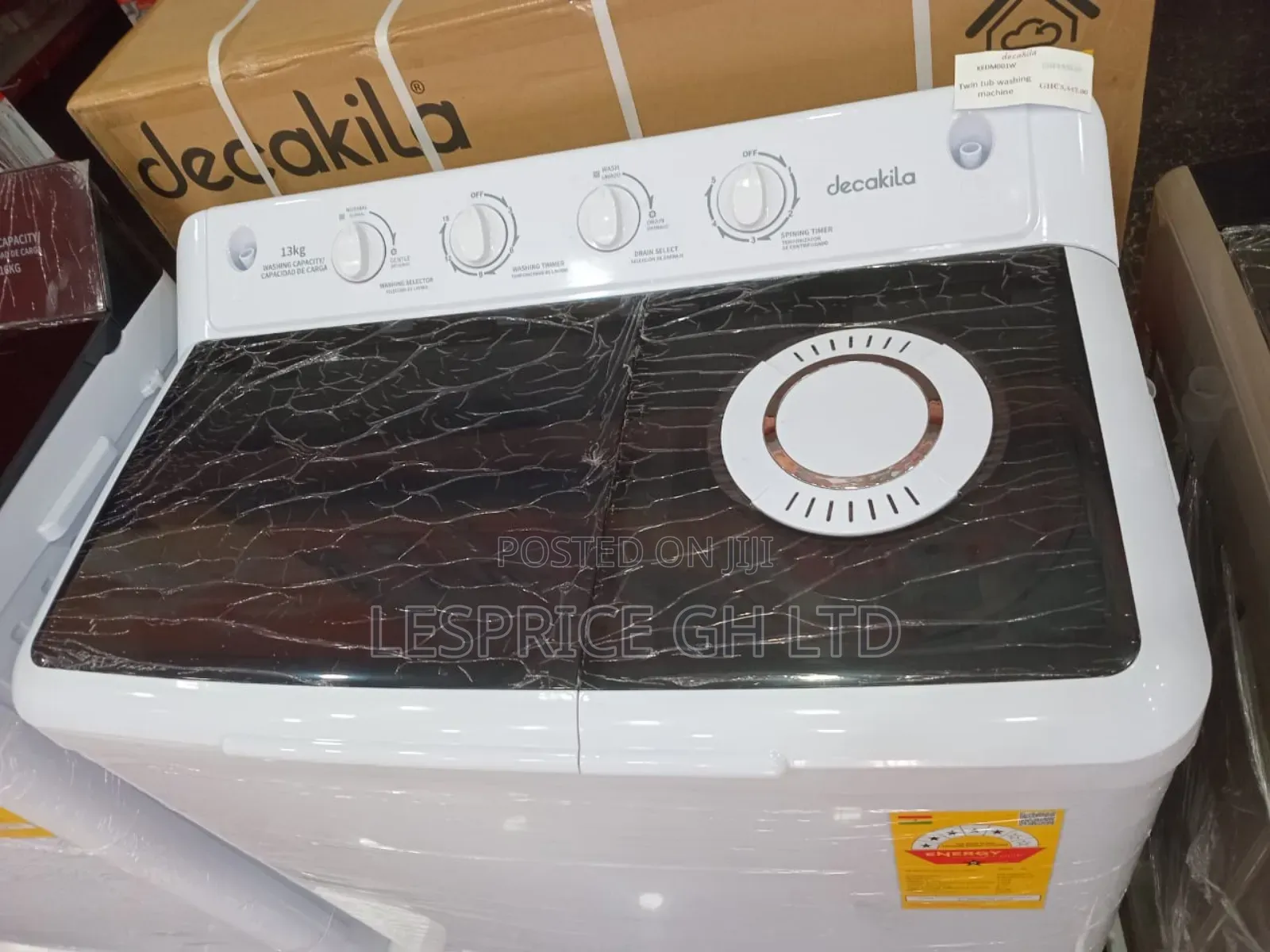 13kg Decakila Washing Machine ~ Rust Resistant