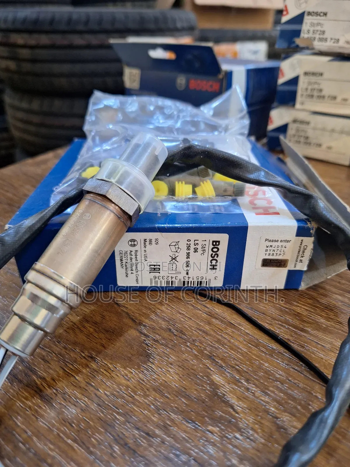Oxygen Sensor Bosch Universal Fit 4 Wires European Cars