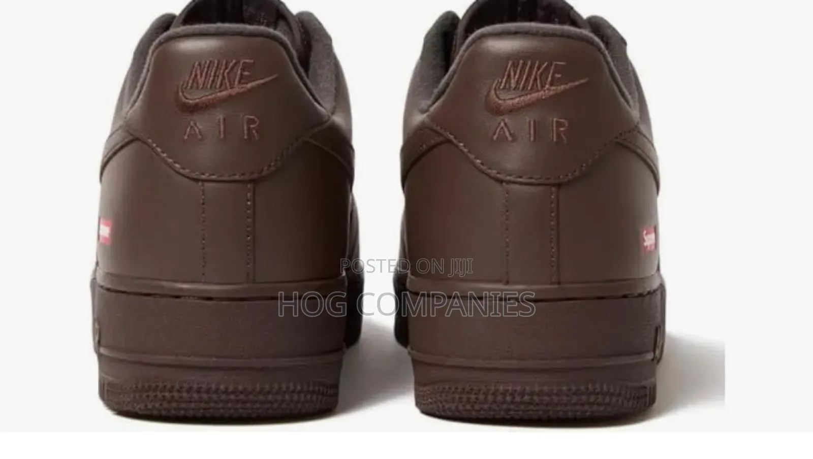 Nike] Supreme X Air Force 1 Low Baroque Brown Sneakers