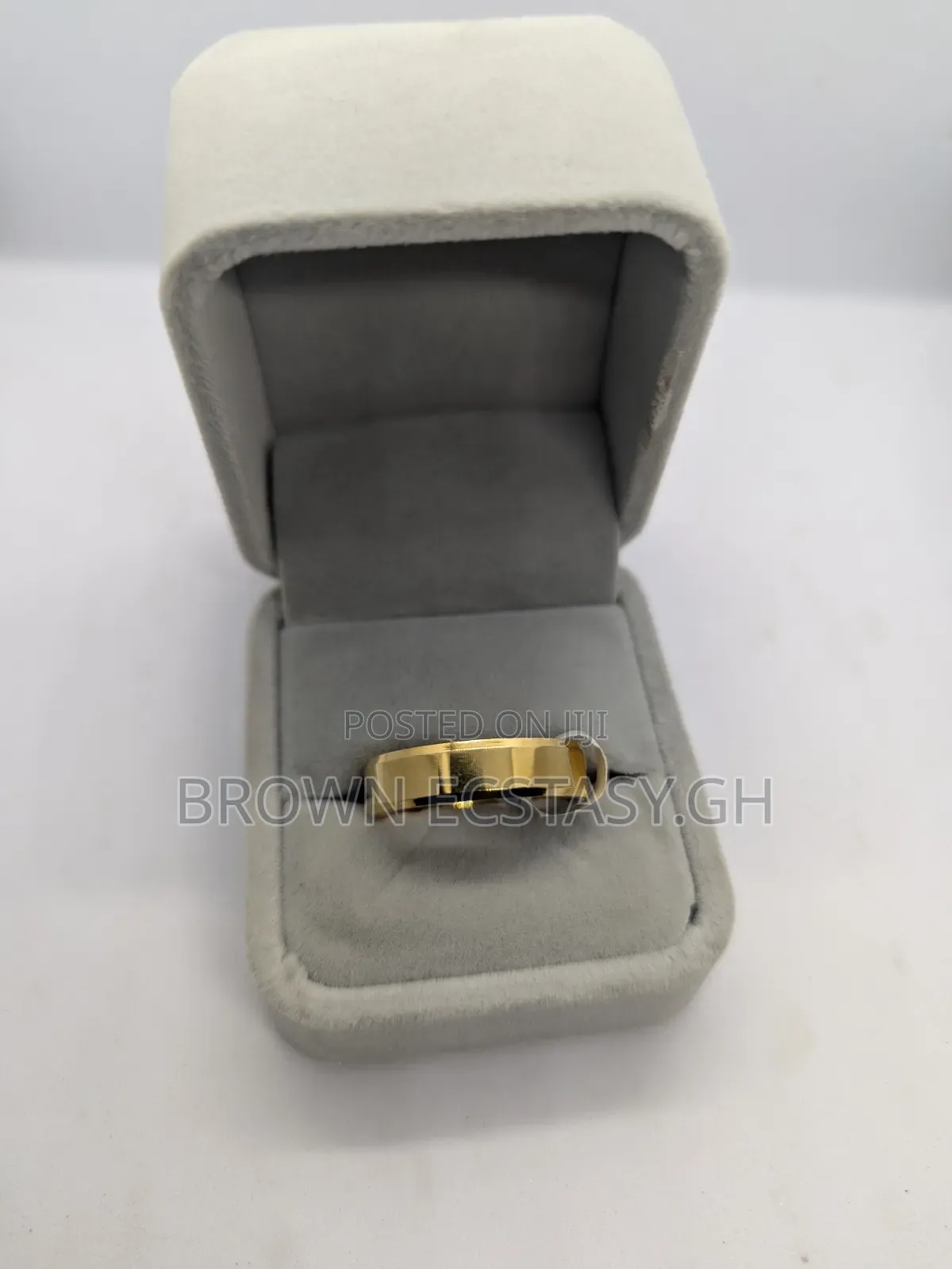 Sleek Steel Wedding Ring