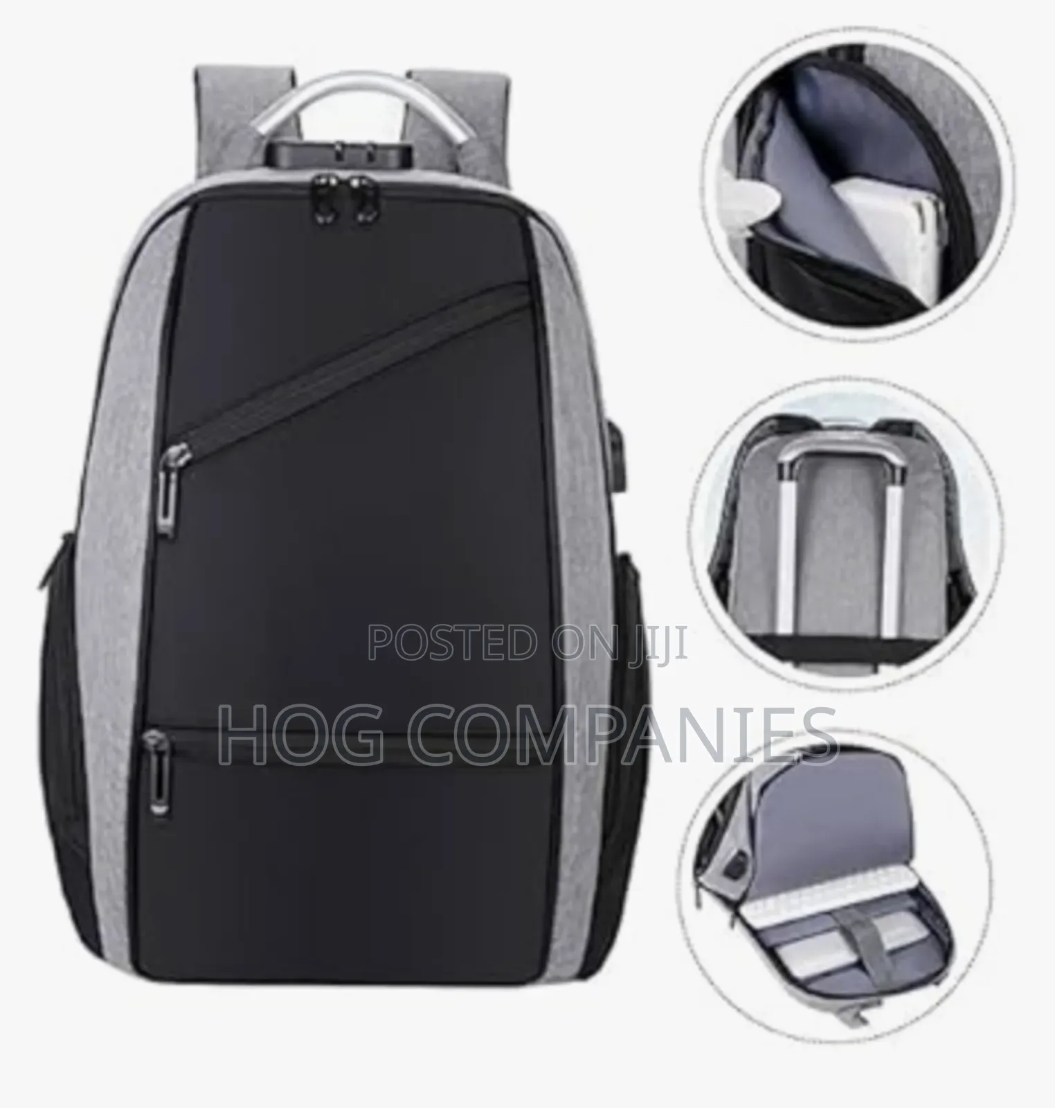 Laptop Bag Travel Bag Computer Backpack With Usb Port- Fast Delivery
