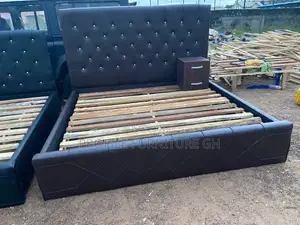 Black Queen Size With Drawer Lit //Free Delivery
