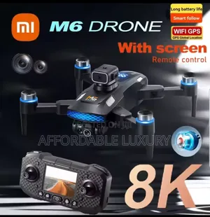 Professional M6 Hd GPS 5g Obstacle-Avoid Screen Remote Drone