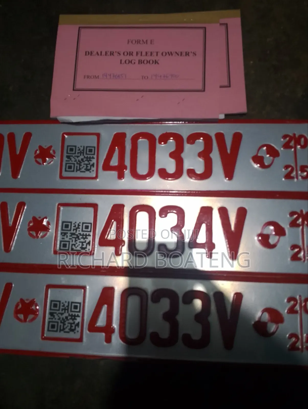 Dv Plate 2026 + Insurance