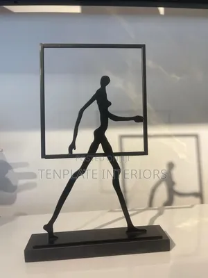 Metal Woman Sculpture