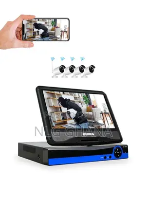 2.0mp Built-in 10.1" LCD Screen Wifi 4-channel H.265 DVR KIT
