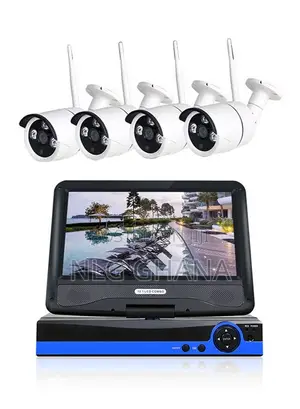 2.0mp Built-in 10.1" LCD Screen Wifi 4-channel H.265 DVR KIT