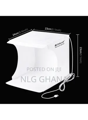 14W Portable Mini LED Ring Light Box 3 Color Temperature Pho