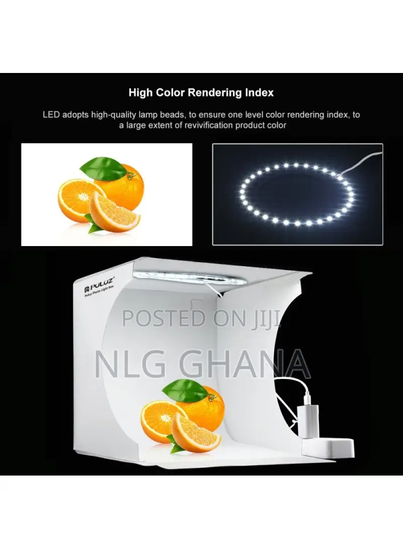 14W Portable Mini LED Ring Light Box 3 Color Temperature Pho