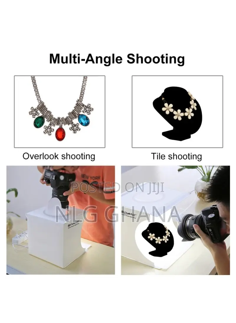 14W Portable Mini LED Ring Light Box 3 Color Temperature Pho