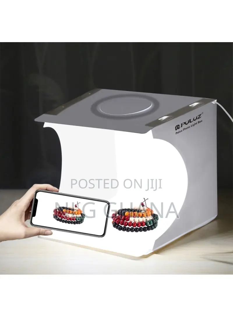 14W Portable Mini LED Ring Light Box 3 Color Temperature Pho