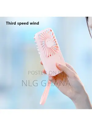 Mini Desktop Handheld Fan Cooler Ultra Thin Summer Cooling F
