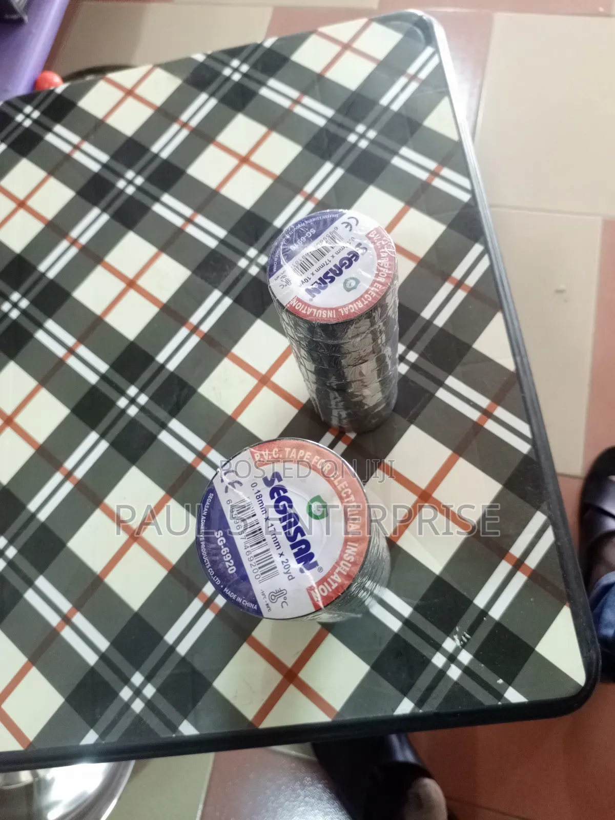 10pics Black Electrical Insulation Tape