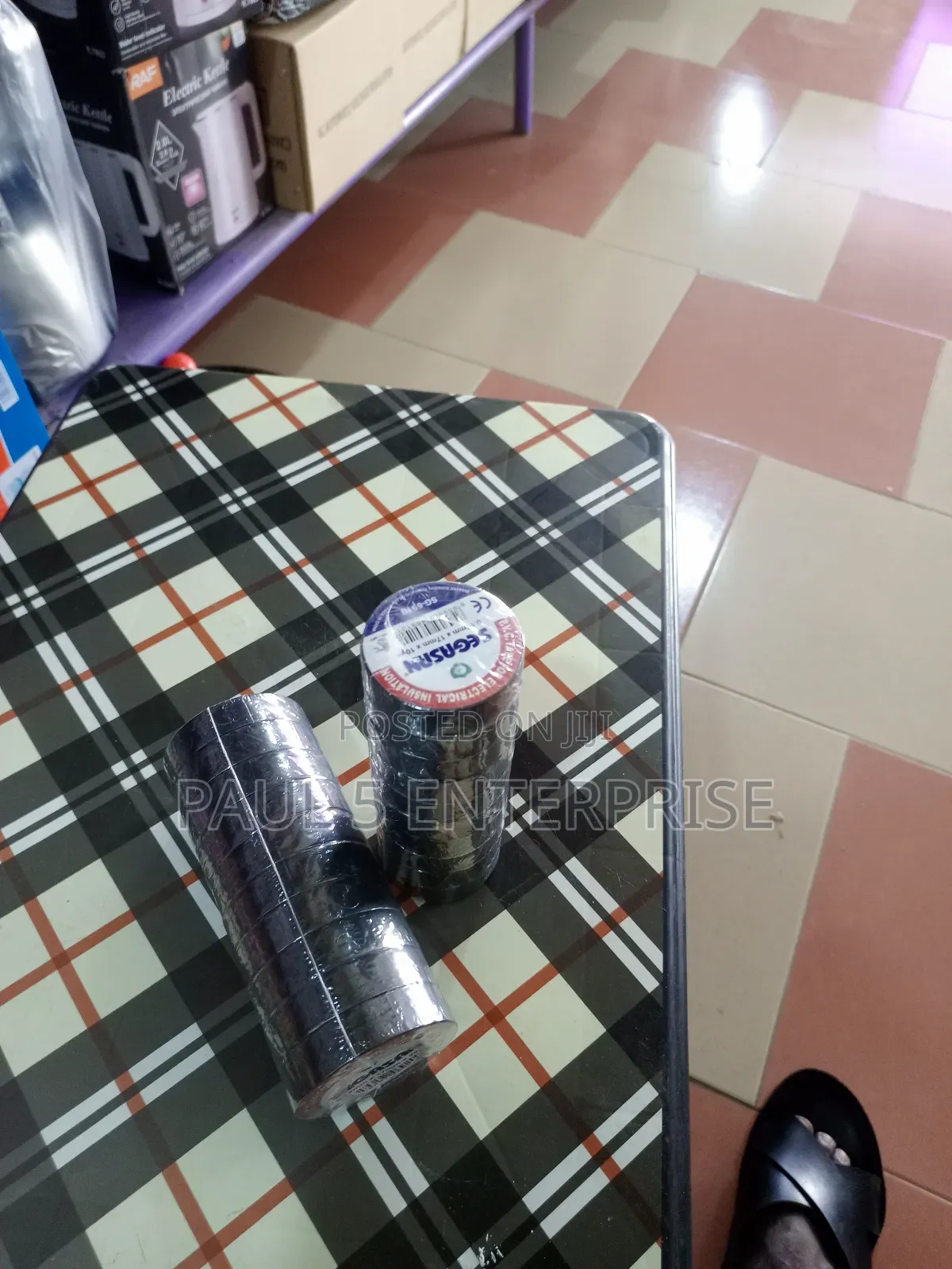 10pics Black Electrical Insulation Tape