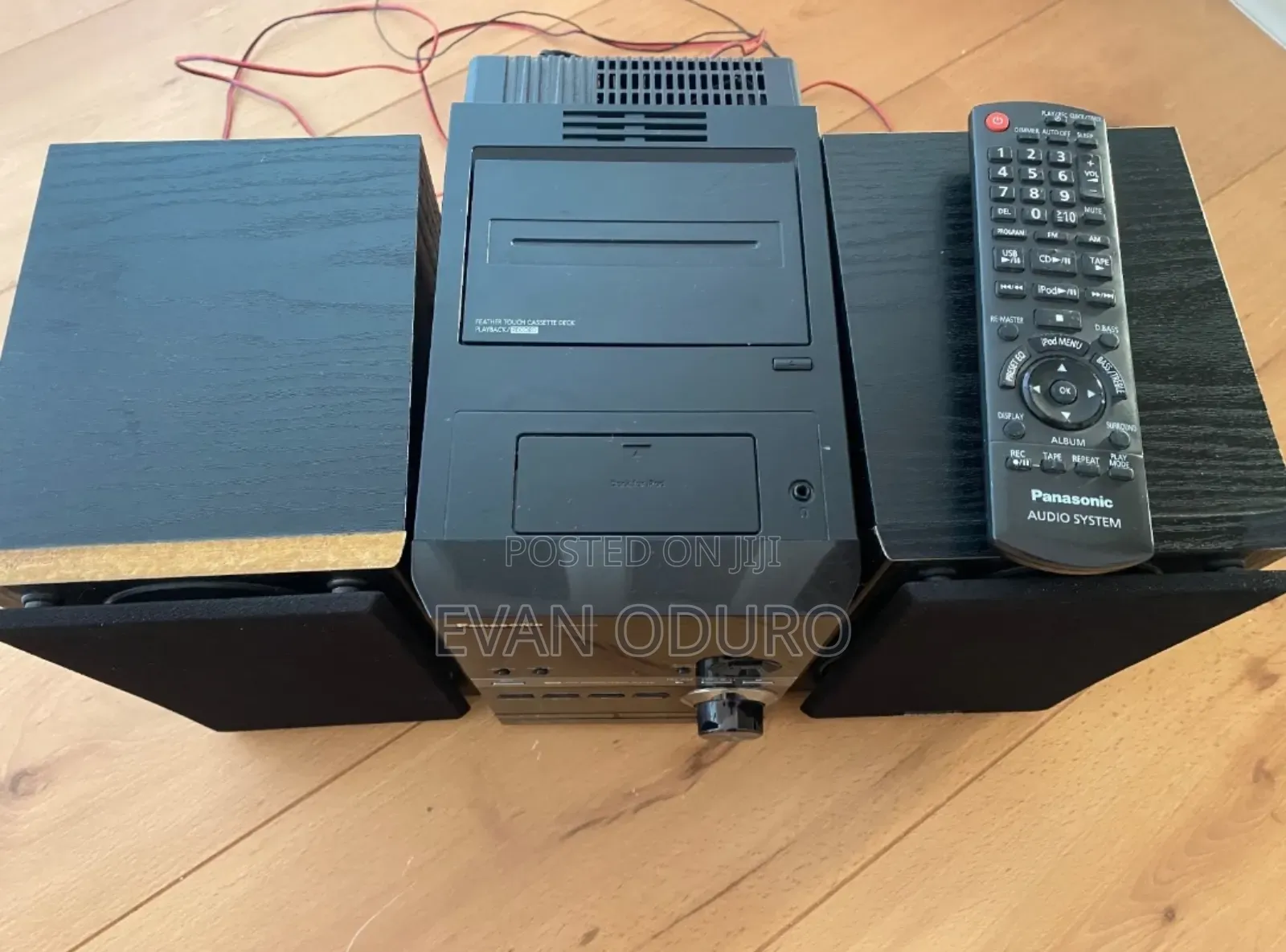 Powerful Panasonic Sound System,Fm, Usb, iPod Dock,Tape