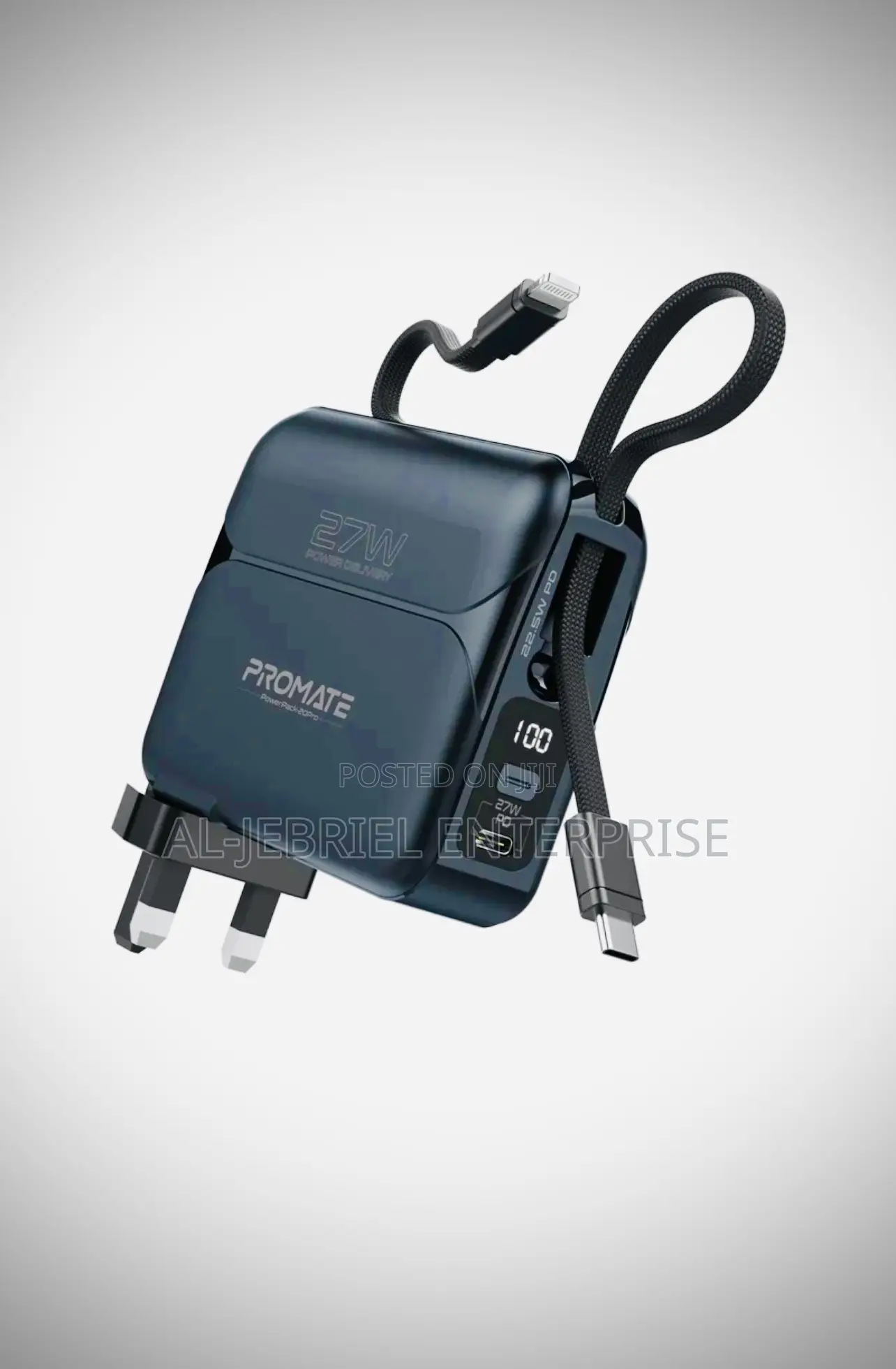 20000mah Promate 27w PD POWERPACK-20PRO USB-C Powerbank
