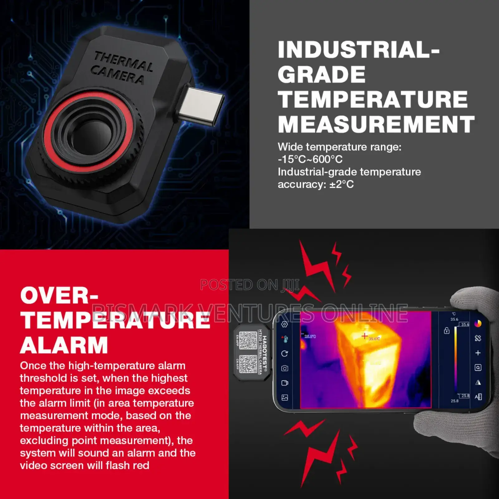 Thermal Image Camera for Rent 256x192 Pixels