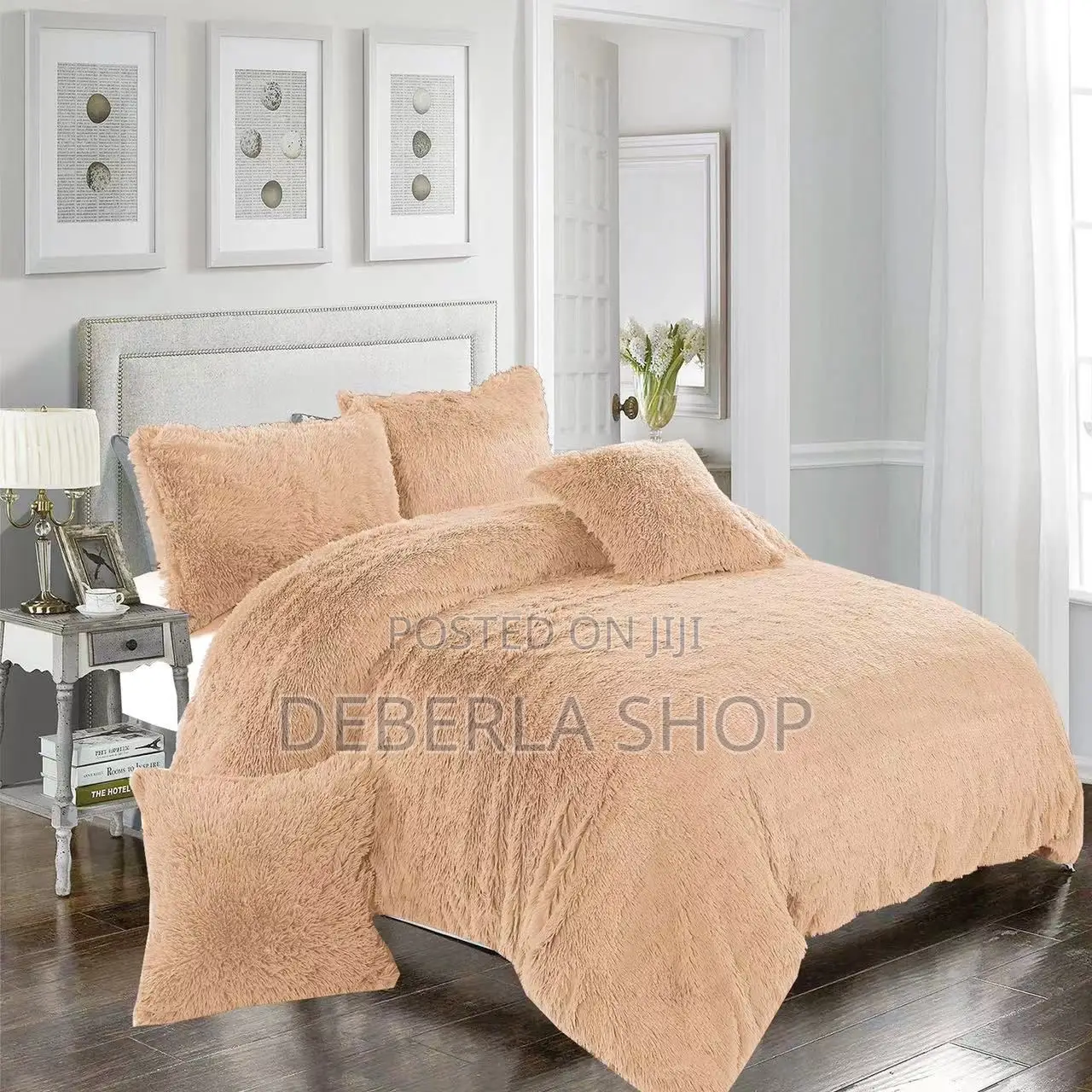 Fluffy Duvet Set Plain