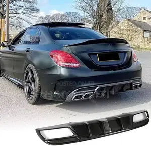 Photo - Mercedes Benz C300 Rear Back Bumper Diffuser
