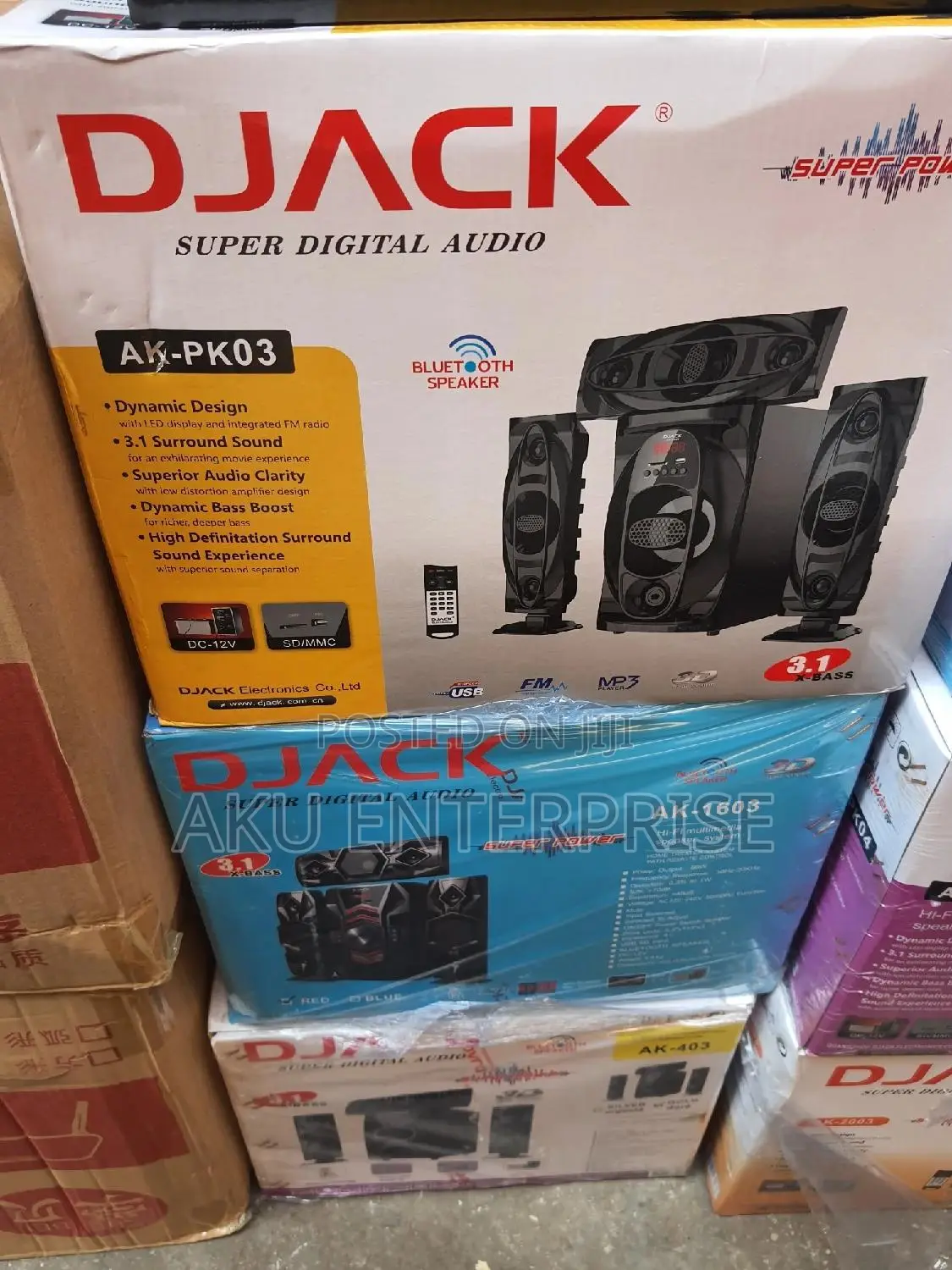 D Jack Super Digital Audio With Quality Bass