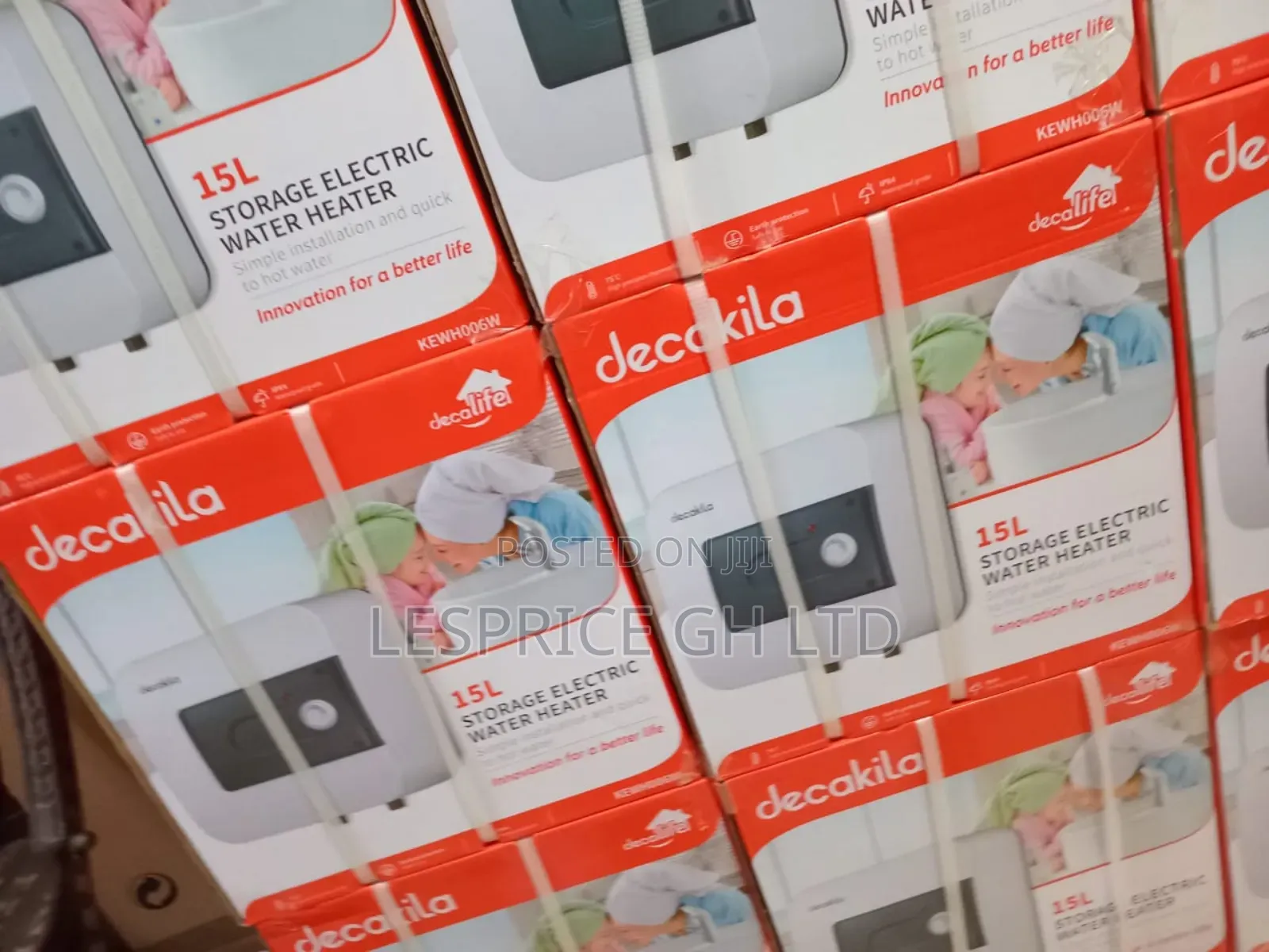 Decakila 15L Water Heater // 1500W Power!