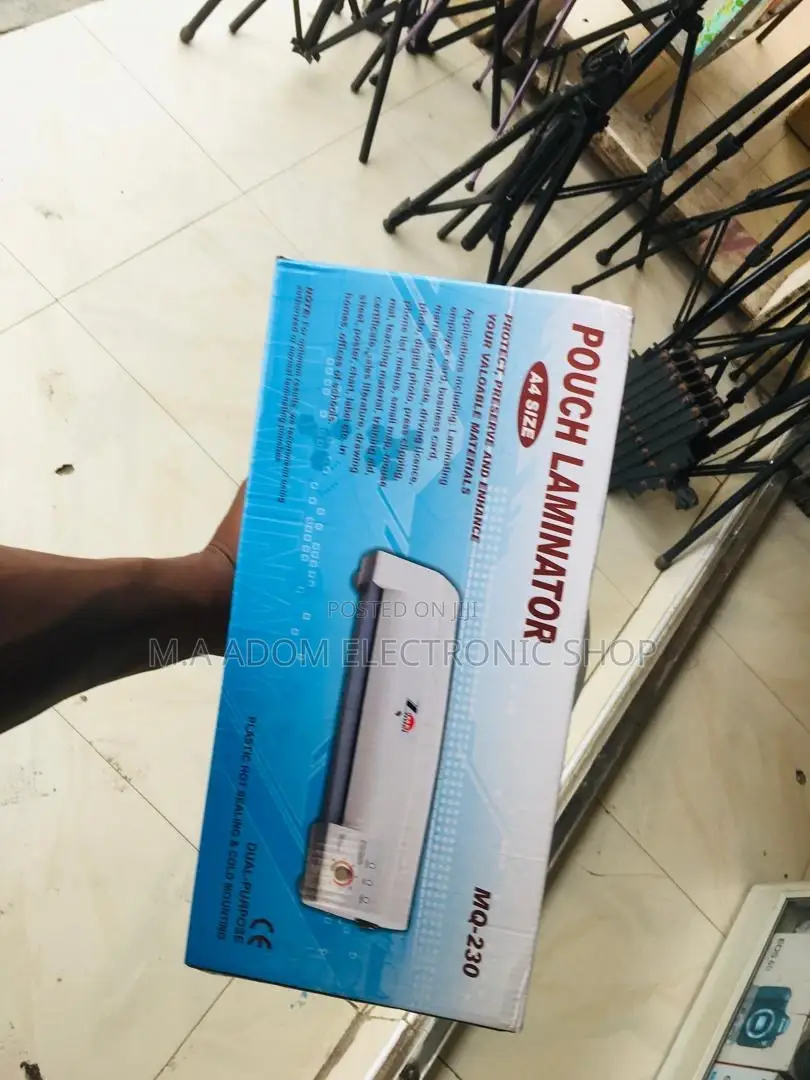 Multi-Purpose Pouch Laminator -A4 ID Cards