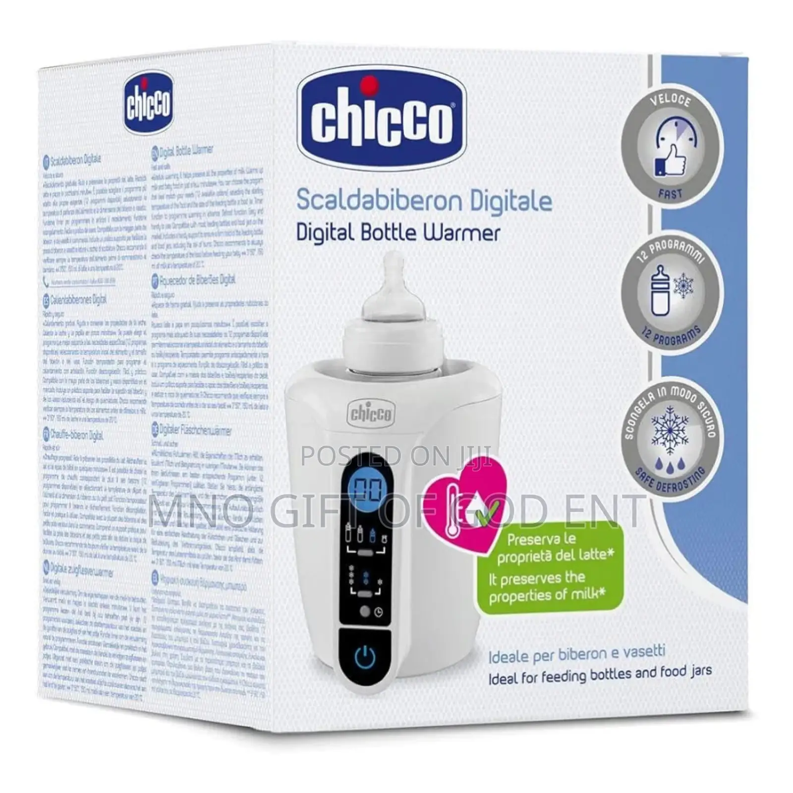 Chicco Digital Bottle and Baby Food Warmer, White