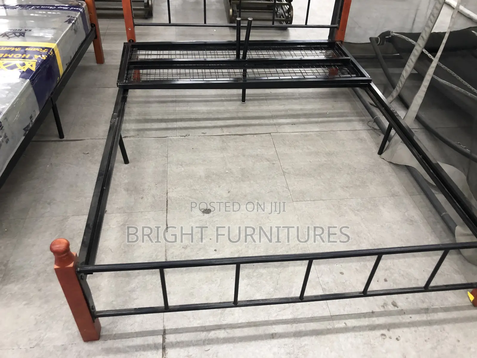 Metallic Double Bed Frame