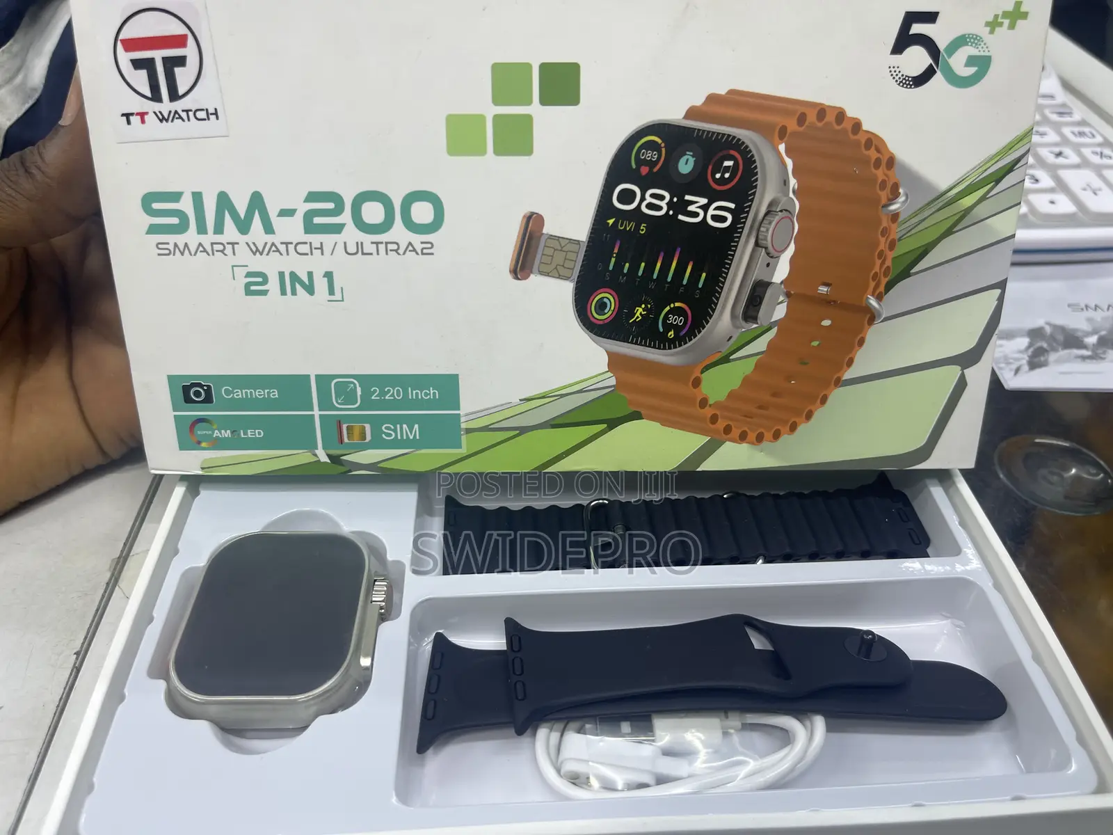 Android 4g Sim Card Smart Watch Series Tt Watch