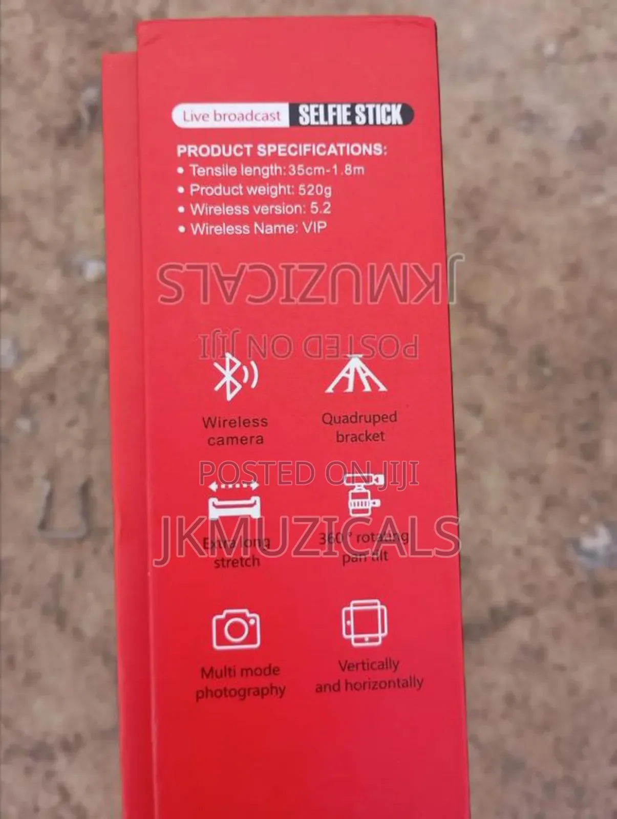 Selfie Stick_ Tracking Gimbal_ Dual Lamp_ Q515tk