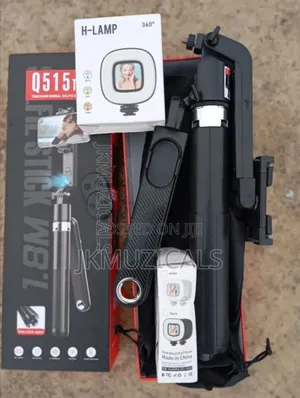 Selfie Stick_ Tracking Gimbal_ Dual Lamp_ Q515tk