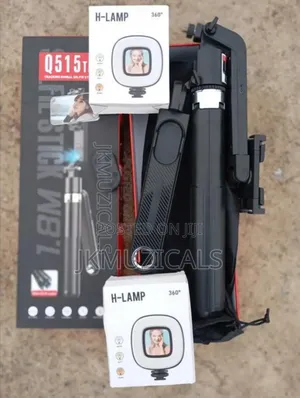 Selfie Stick_ Tracking Gimbal_ Dual Lamp_ Q515tk