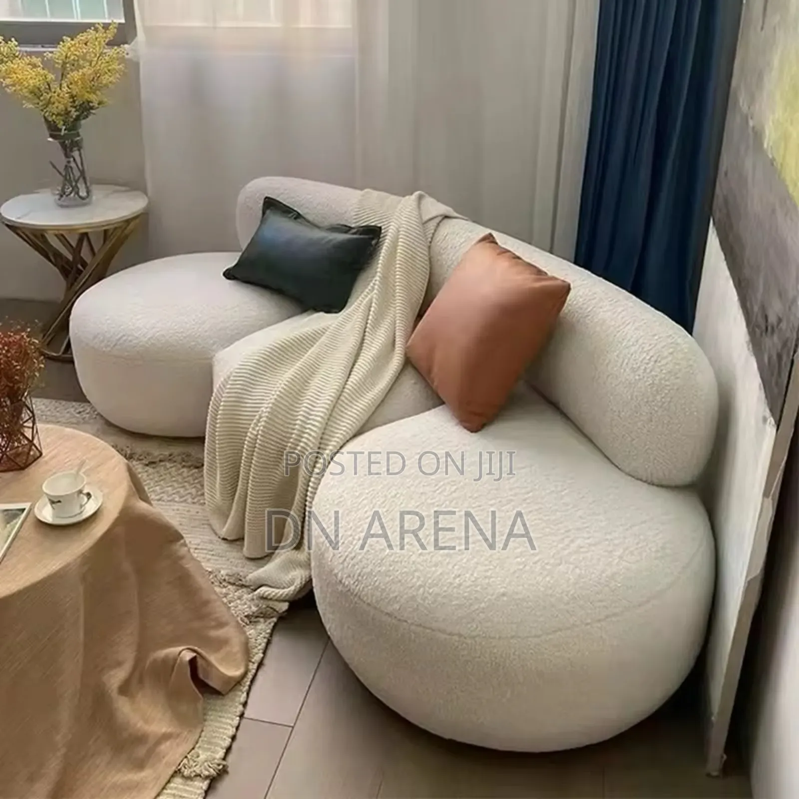 3 Seater Sofa 
Size: Length-220cm Width-100cm Height-70cm